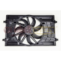 двигатель вентилятора в сборе с кожухом